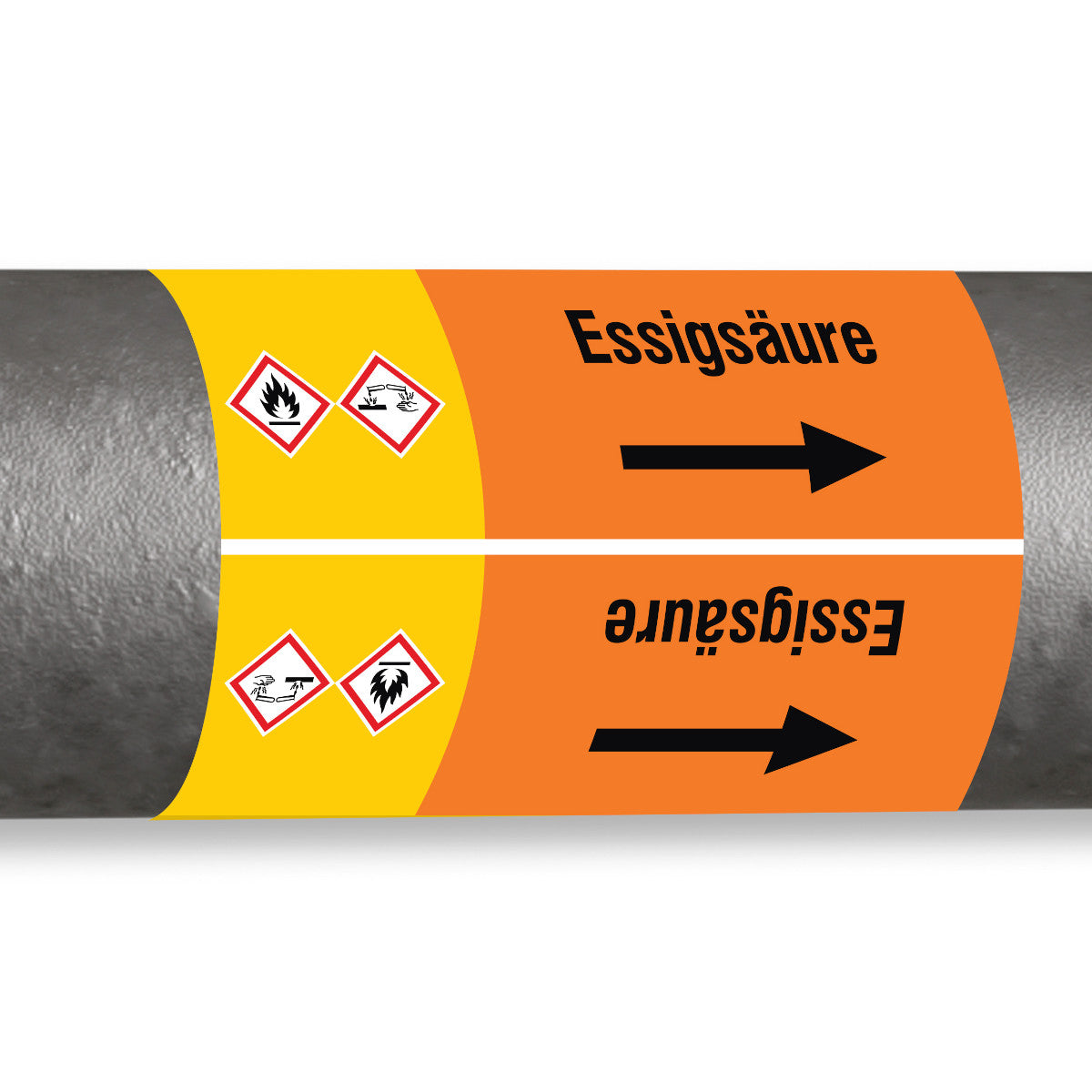 ISO 20560 Pipe markers - Acids