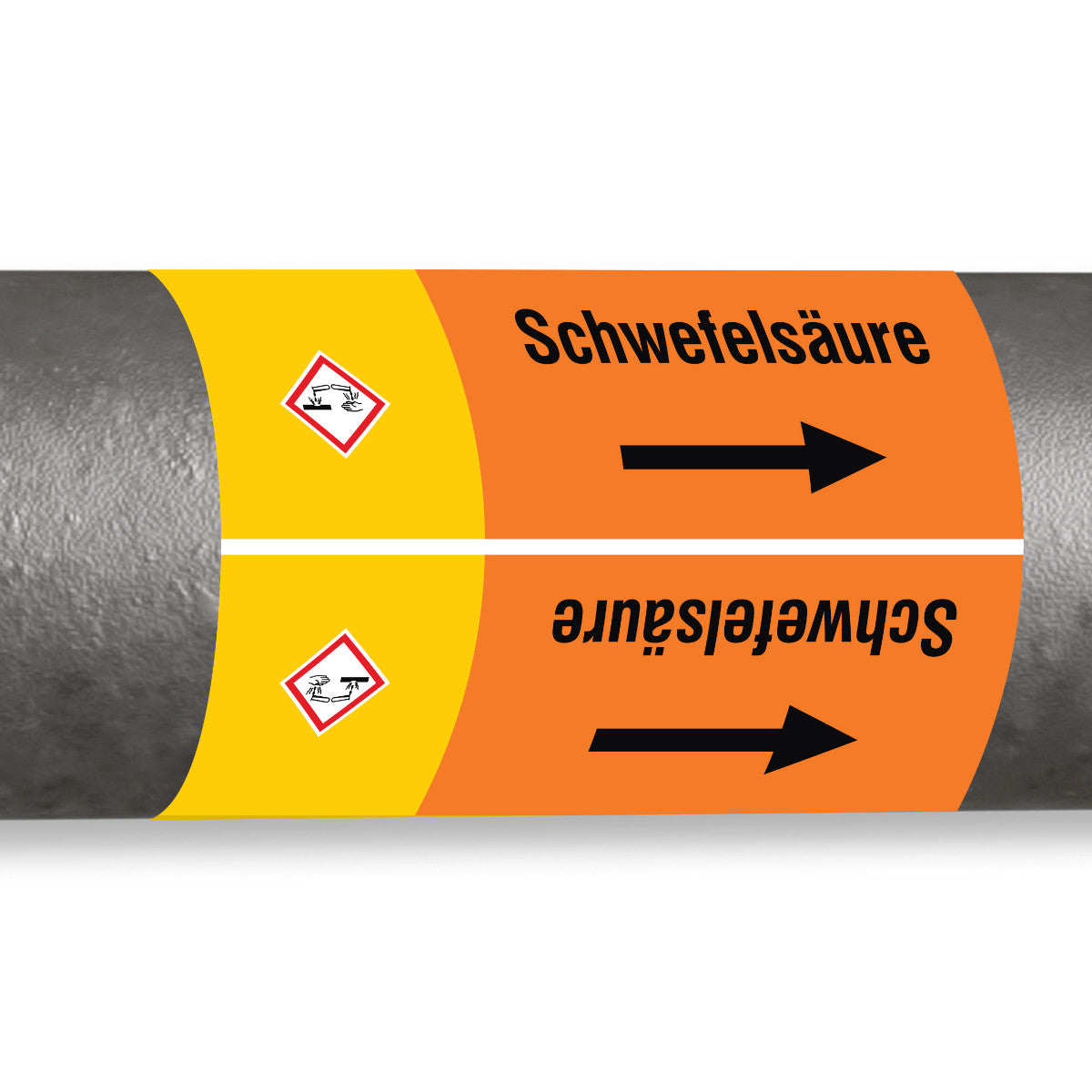 ISO 20560 Marqueurs de tuyauterie - Acides