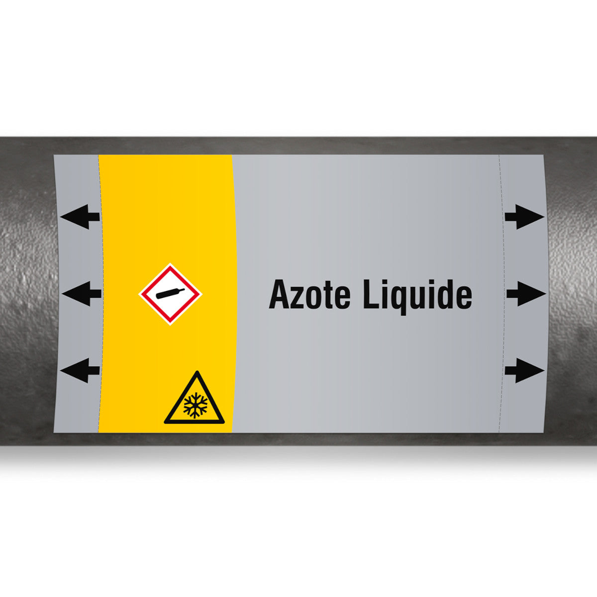 ISO 20560 Pipe Markers - Gas