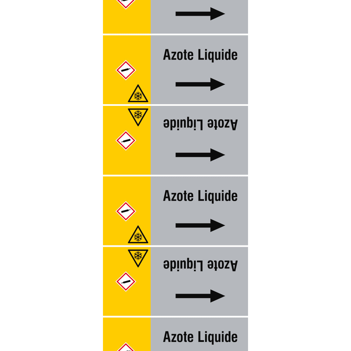 ISO 20560 Pipe Markers - Gas