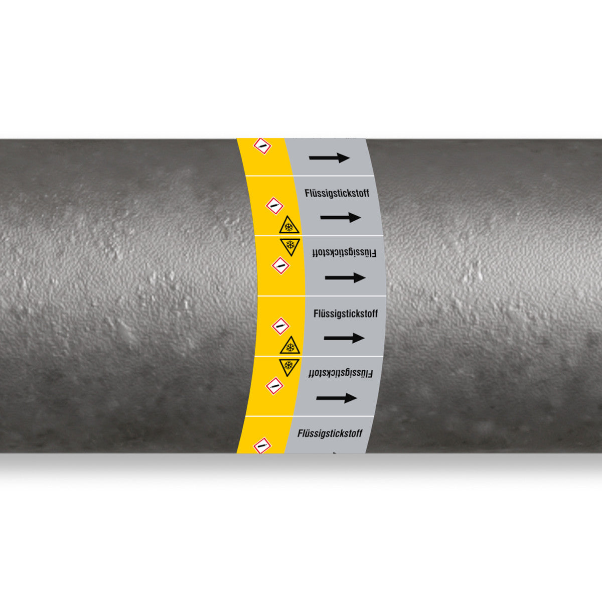 ISO 20560 Pipe Markers - Gas
