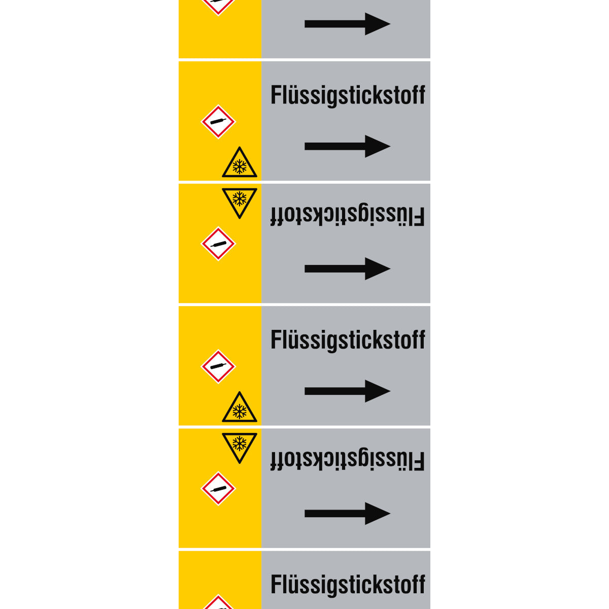 ISO 20560 Pipe Markers - Gas