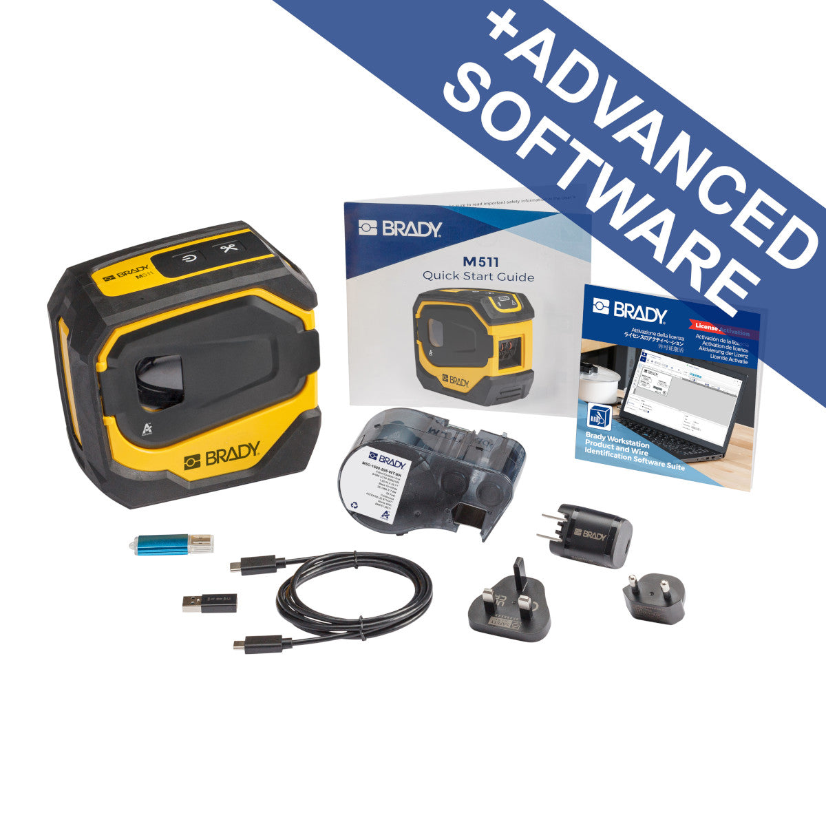 Imprimante d'étiquettes M511 avec suite Brady Workstation - EMEA