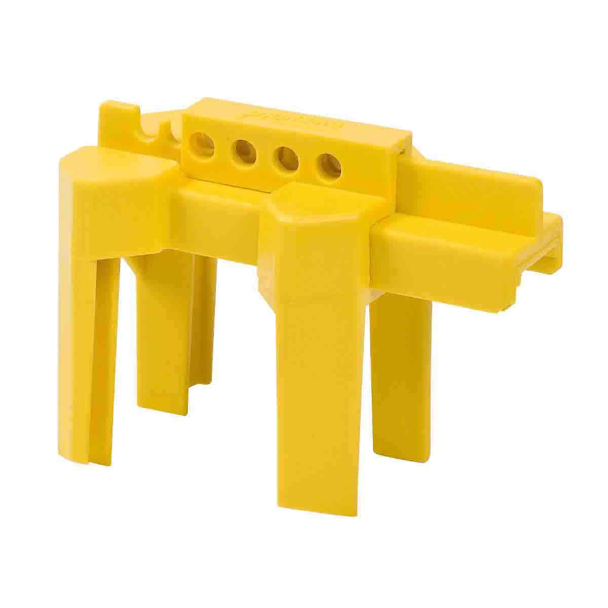 Kleine Kugelhahnabsperrung, Gelb