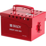 Grosse Gruppenverschlusskasten, Rot