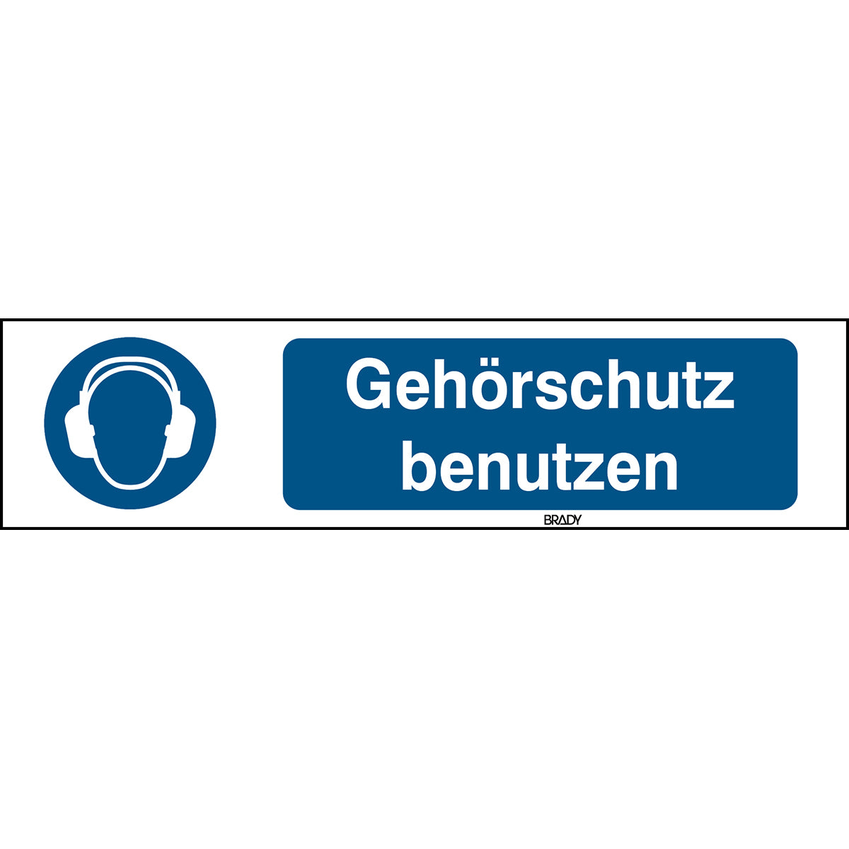 ISO 7010 Zeichen - Gehörschutz benutzen