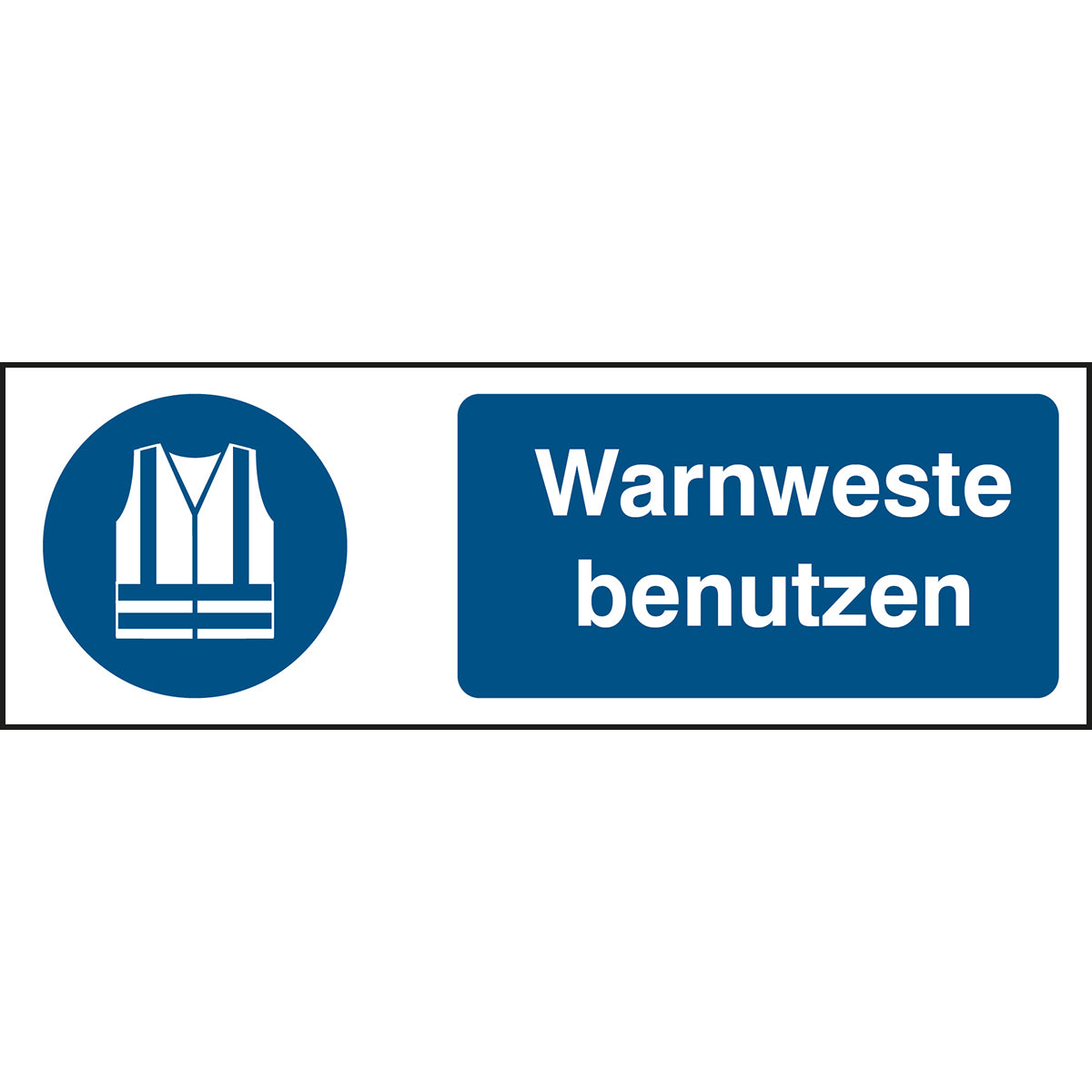 ISO 7010 Zeichen - Warnweste benutzen