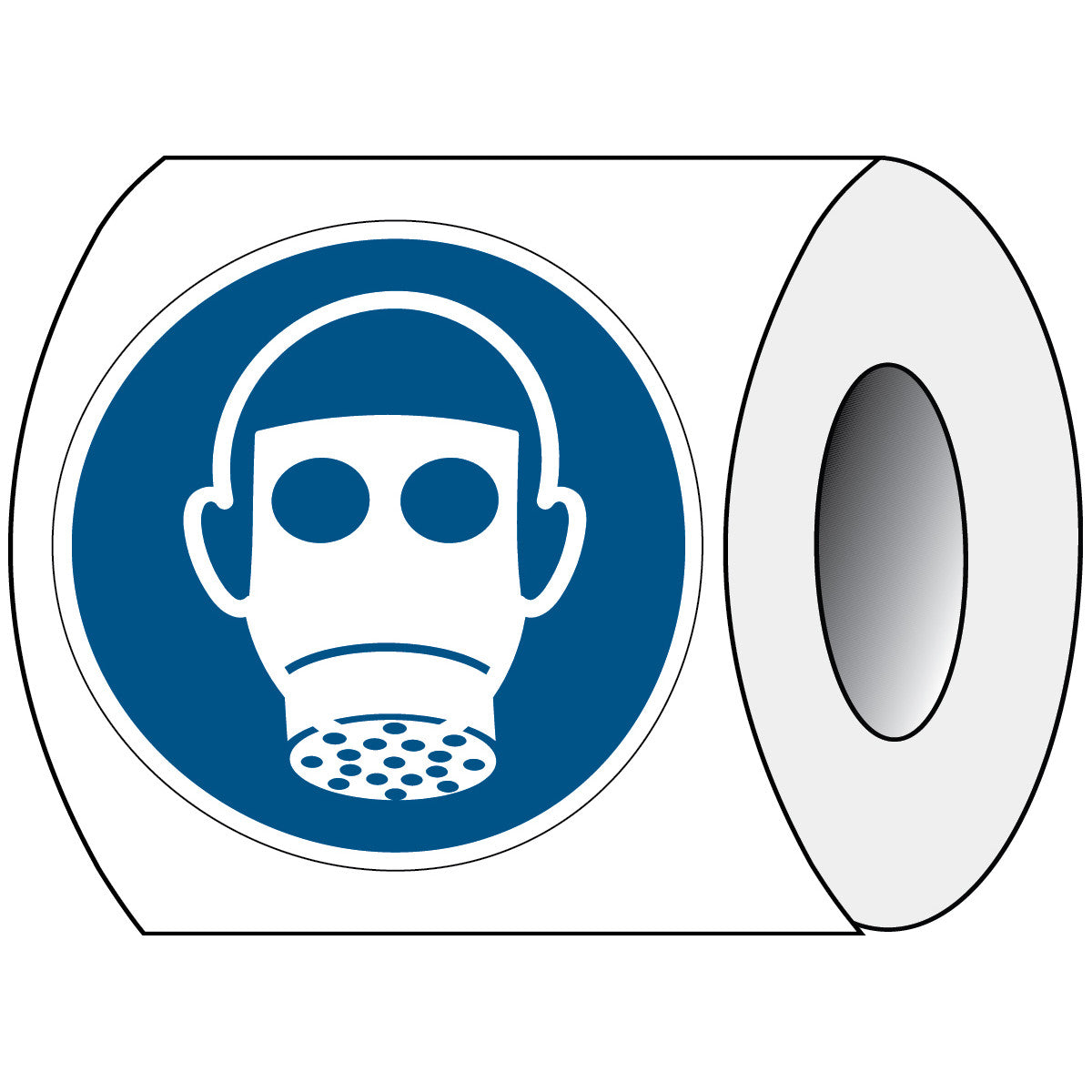 ISO safety sign - Use respiratory protection