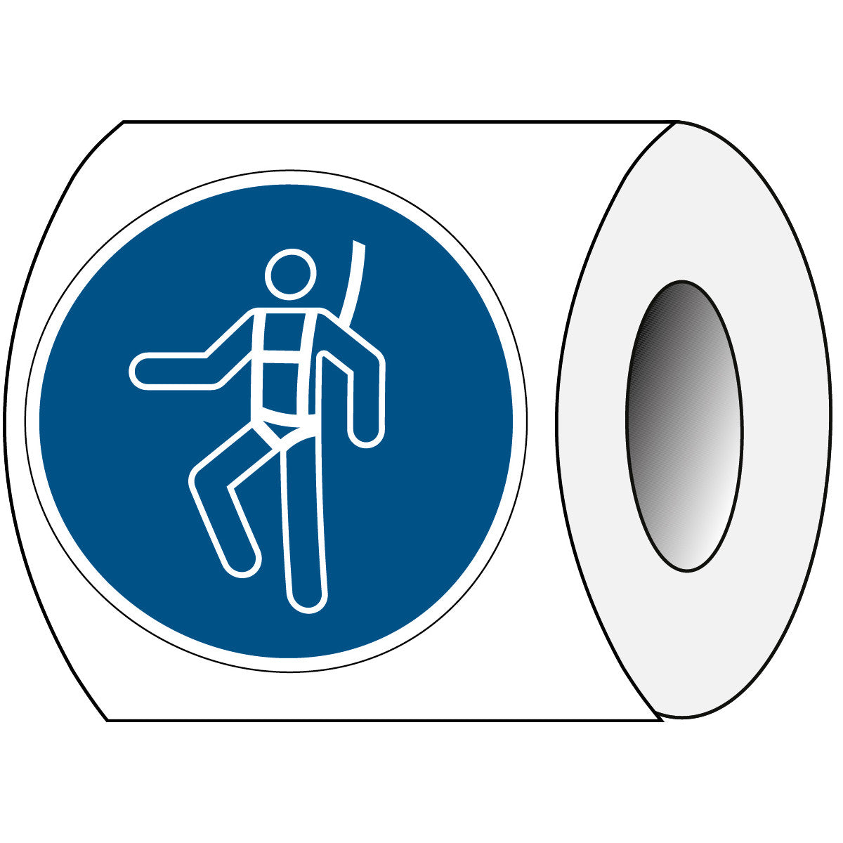 Panneau de sécurité ISO - Porter un harnais de sécurité complet