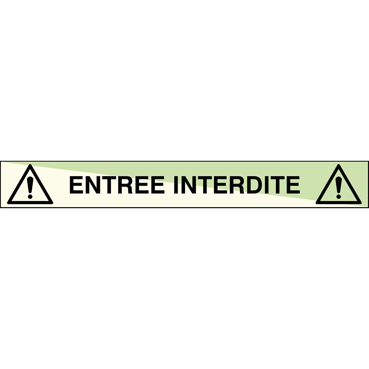 Photoluminescent safety signs