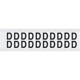 B-946 (Vinyl) für die Innen - und Aussenanwendung - Buchstaben auf Karte - D