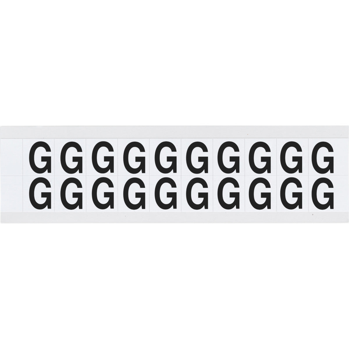 B-946 (Vinyl) für die Innen - und Aussenanwendung - Buchstaben auf Karte - G