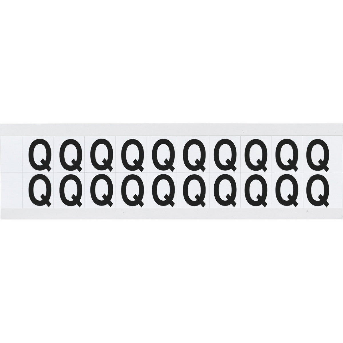 B-946 (Vinyl) für die Innen - und Aussenanwendung - Buchstaben auf Karte - Q