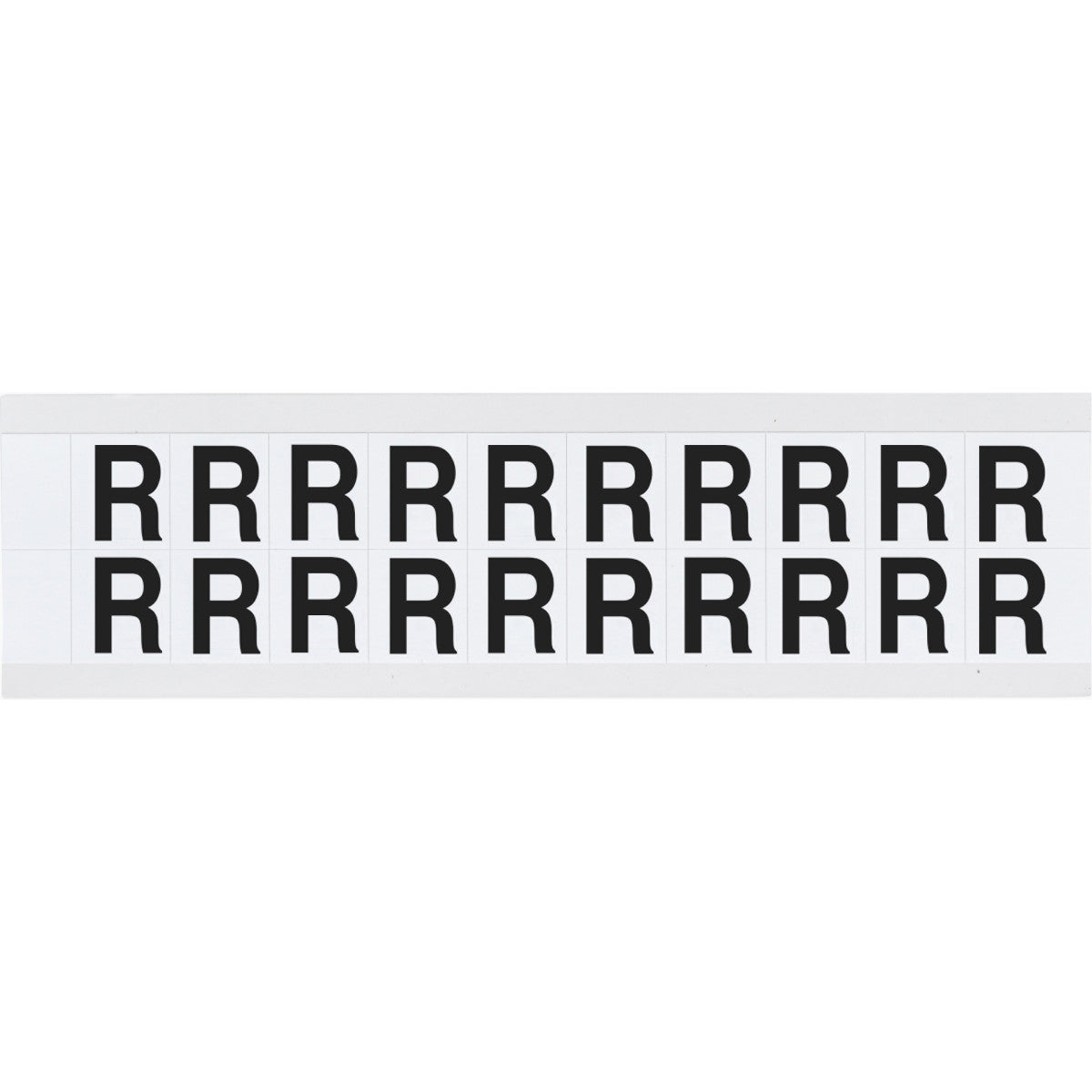 B-946 (Vinyl) für die Innen - und Aussenanwendung - Buchstaben auf Karte - R