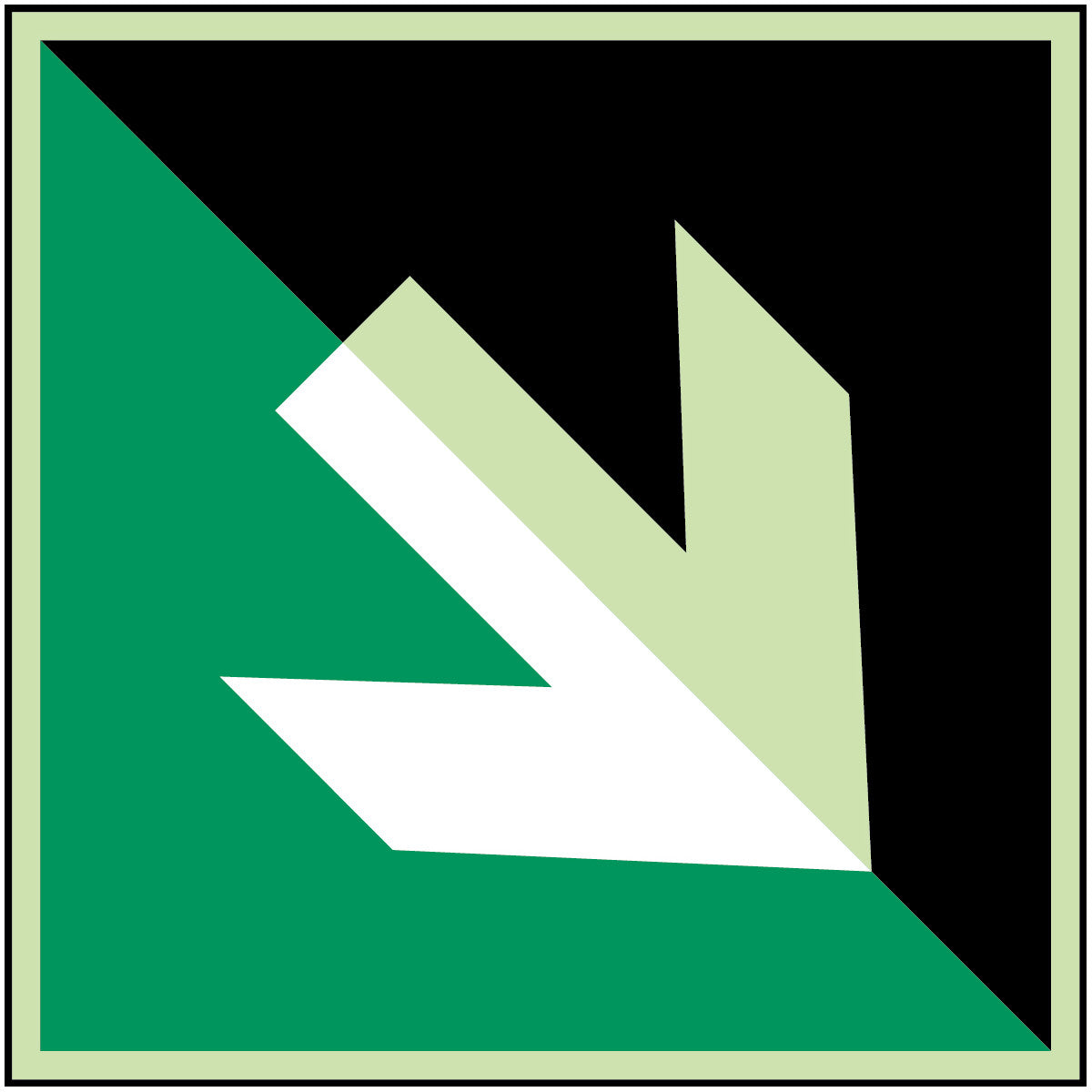 Photoluminescent safety signs