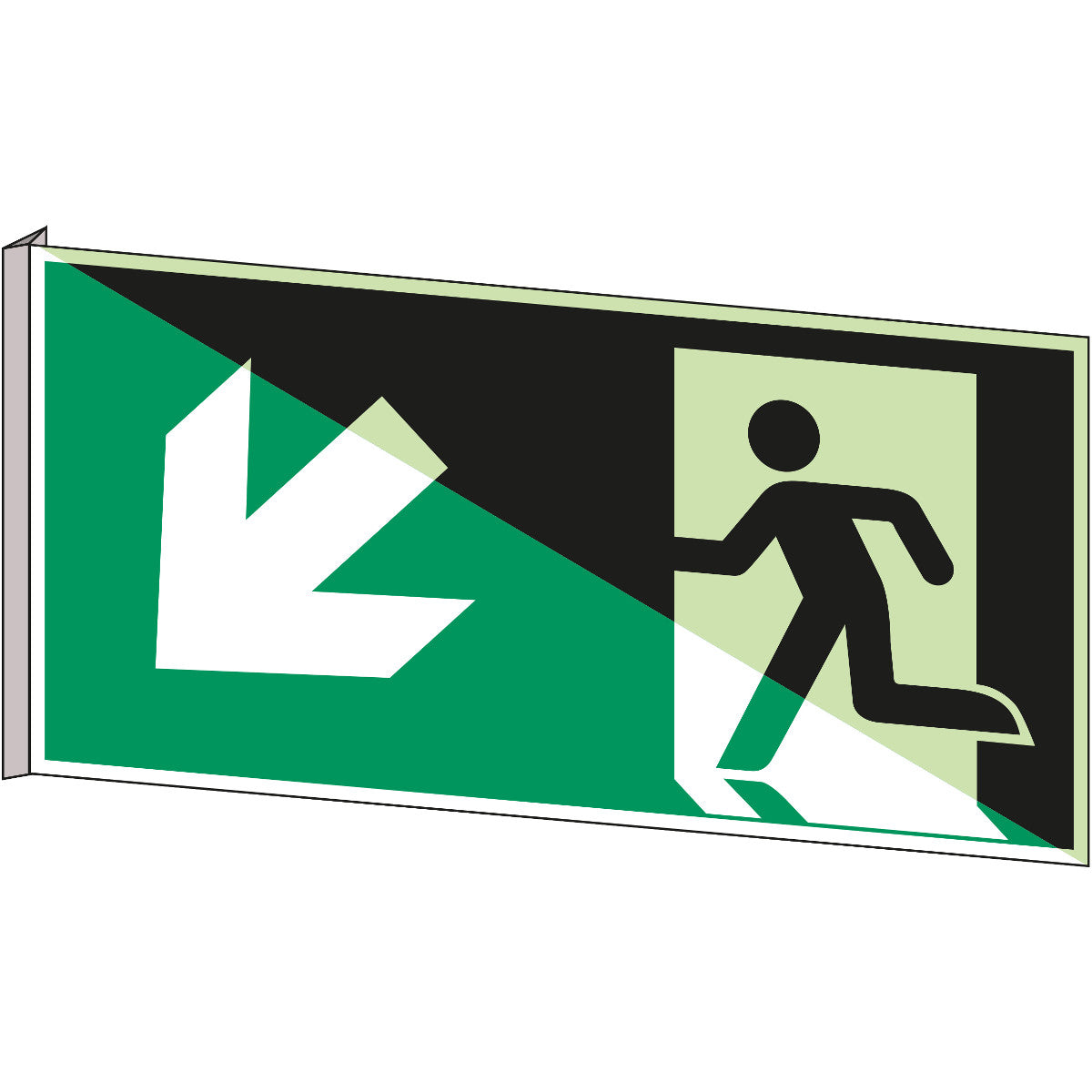 Photoluminescent safety signs