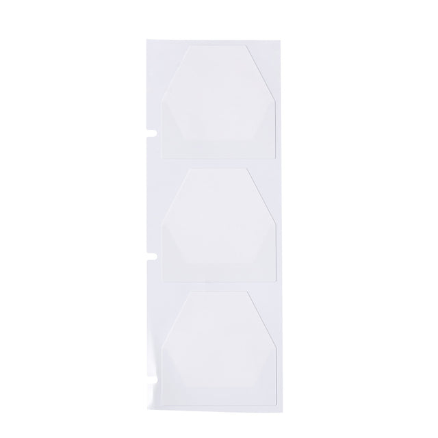 QuickFlag™ Fahnenetiketten mit abgeschrägten Seiten für die Leitungs- und Kabelkennzeichnung für A5500-Drucker - 44,45 x 38,10 mm