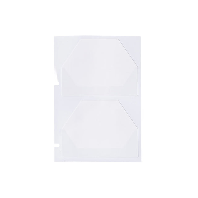 QuickFlag™ Fahnenetiketten mit abgeschrägten Seiten für die Leitungs- und Kabelkennzeichnung für A5500-Drucker - 44,45 x 50,80 mm