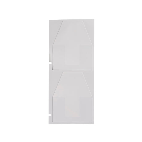 QuickFlag™ Fahnenetiketten mit abgeschrägten Seiten für die Leitungs- und Kabelkennzeichnung für A5500-Drucker - 63,50 x 50,80 mm