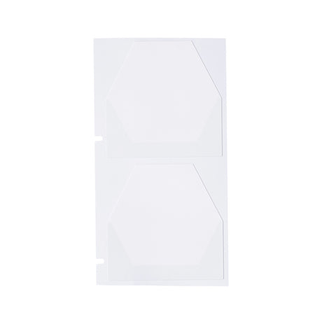 QuickFlag™ Fahnenetiketten mit abgeschrägten Seiten für die Leitungs- und Kabelkennzeichnung für A5500-Drucker - 50,80 x 50,80 mm