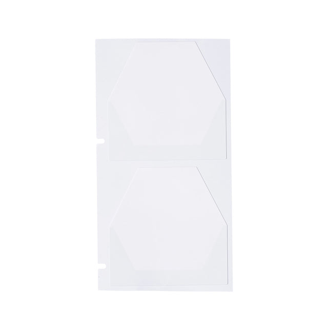 QuickFlag™ Fahnenetiketten mit abgeschrägten Seiten für die Leitungs- und Kabelkennzeichnung für A5500-Drucker - 50,80 x 50,80 mm