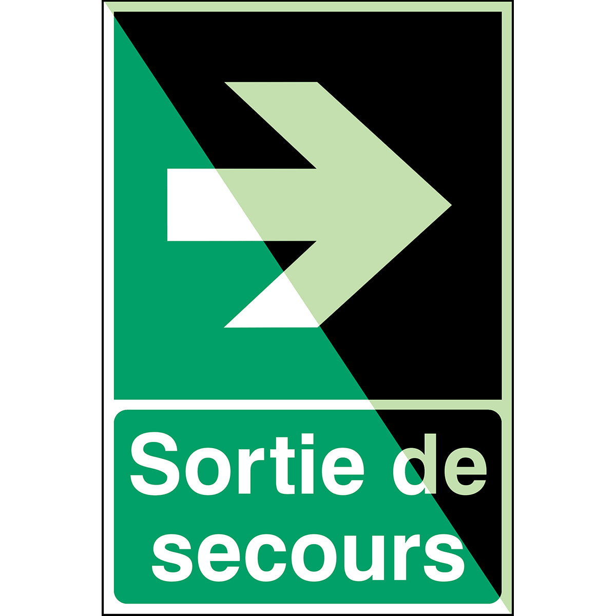 Photoluminescent safety signs