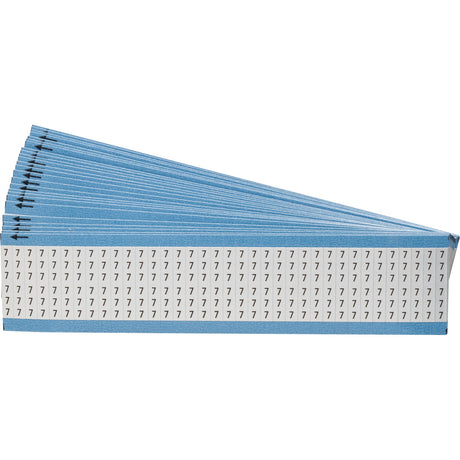 Kabelkennzeichnungskarten - einzelne Zahlen