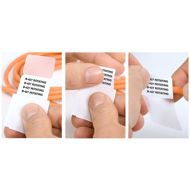 Selbstlaminierende, drehbare Vinyletiketten für M410/BMP41/M510/BMP51 und M511