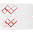 Vorgedruckte GHS/CLP-Chemieetiketten für die Drucker BBP3x/S3xxx/i3300