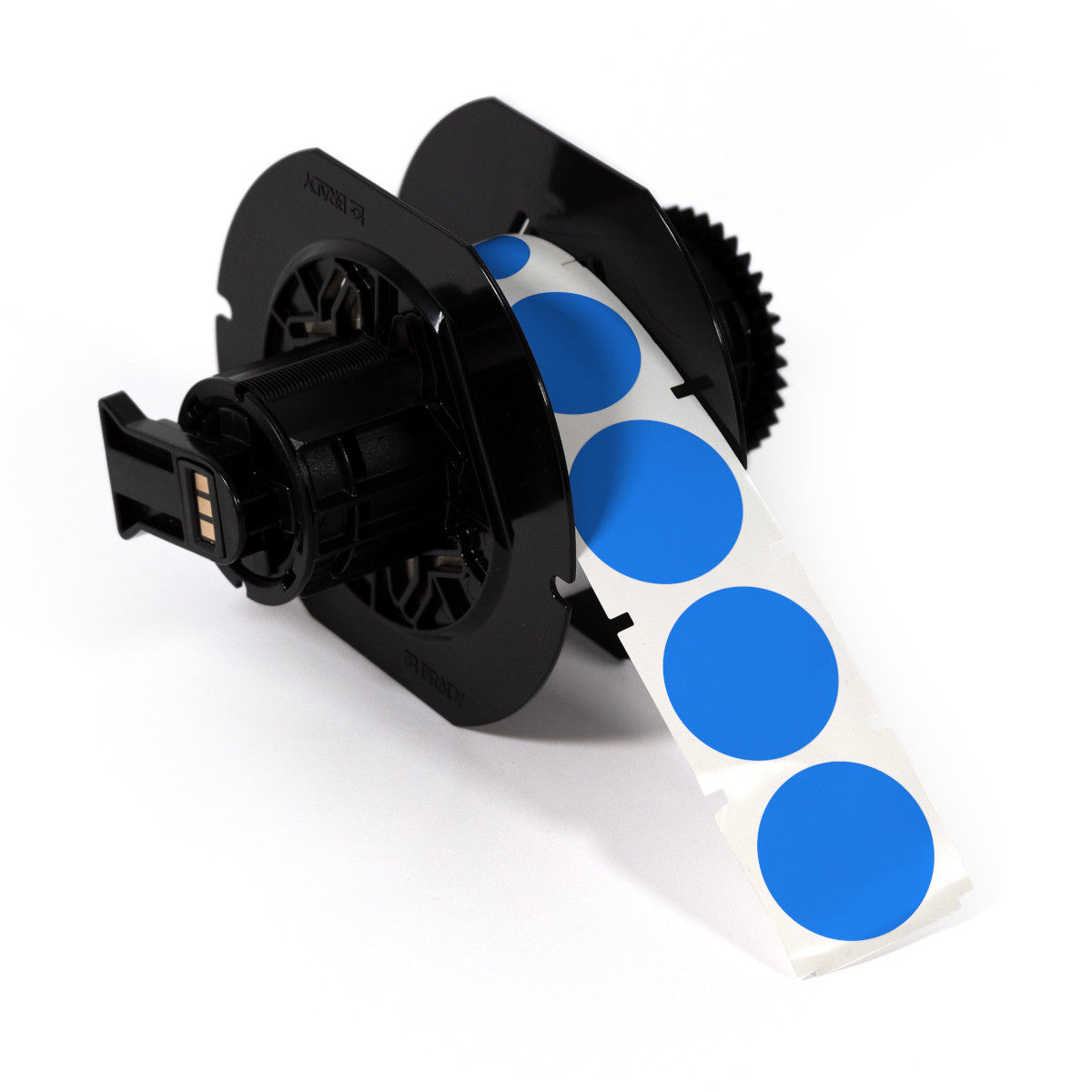 Inspection sticker, 35 mm, blue