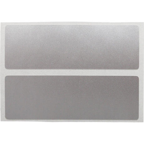 B33 Series Etiketten aus nichtmetallischem Polyester in Metallic-Optik mit Acrylklebstoff