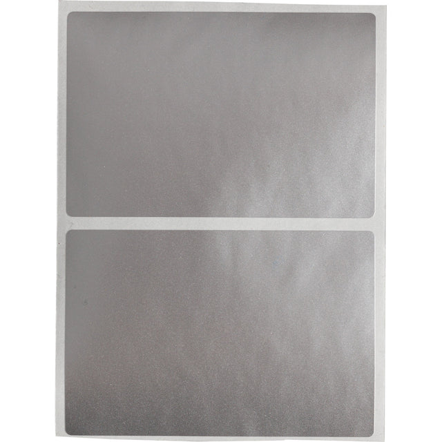B33 Series Etiketten aus nichtmetallischem Polyester in Metallic-Optik mit Acrylklebstoff