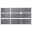 B33 Series Etiketten aus nichtmetallischem Polyester in Metallic-Optik mit Acrylklebstoff
