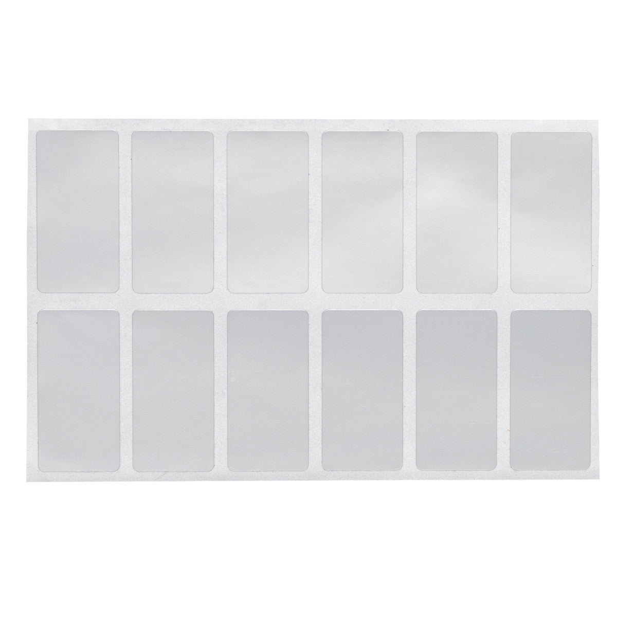 B33 metallisierte, glänzende Polyester-Etiketten