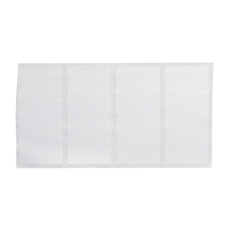 B33 metallisierte, glänzende Polyester-Etiketten