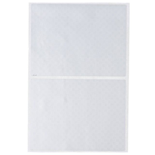 B33 Series fälschungssichere Etiketten aus metallisiertem Polyester