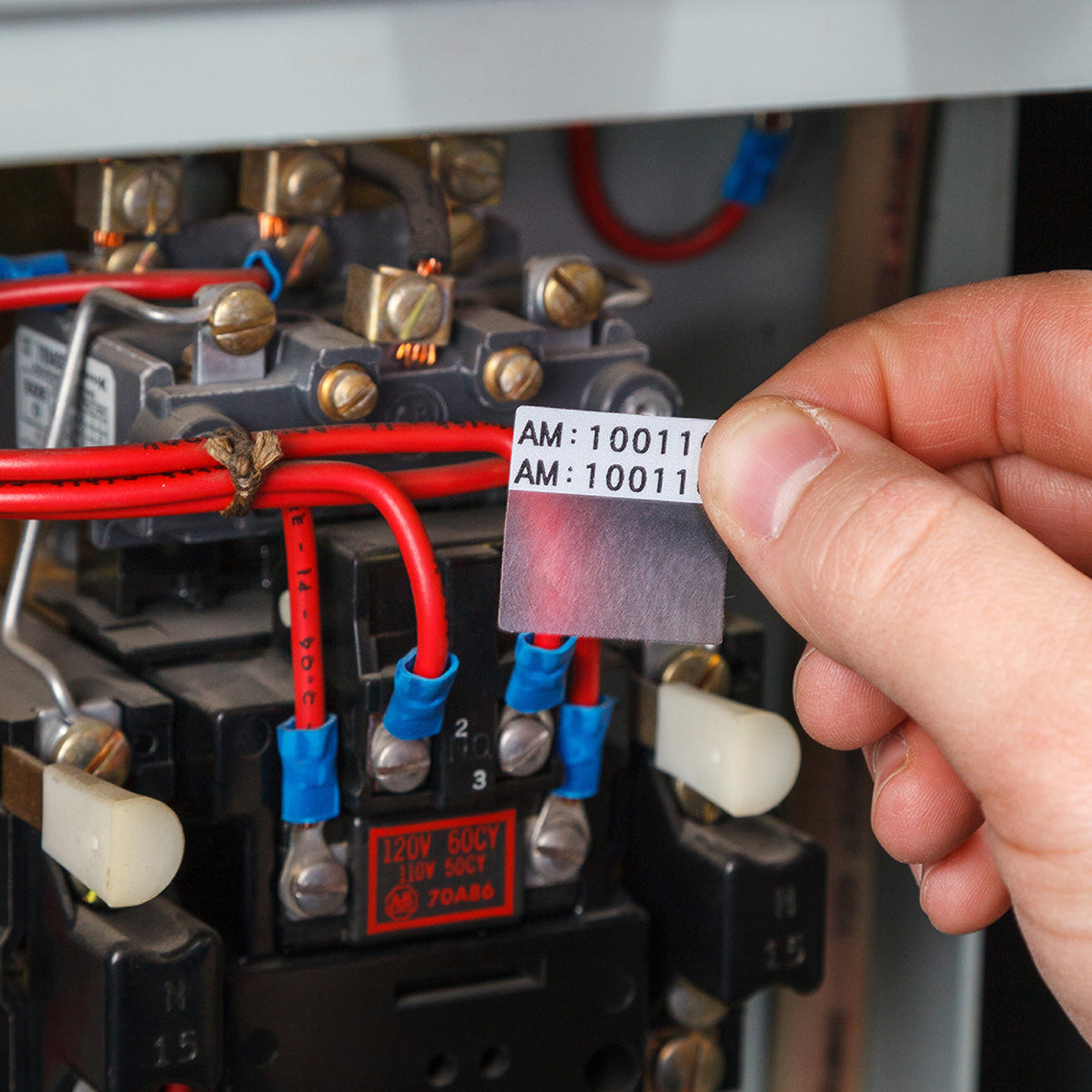 Repositionierbare Mehrzweck-Etiketten aus Vinylgewebe für M710 und BMP71