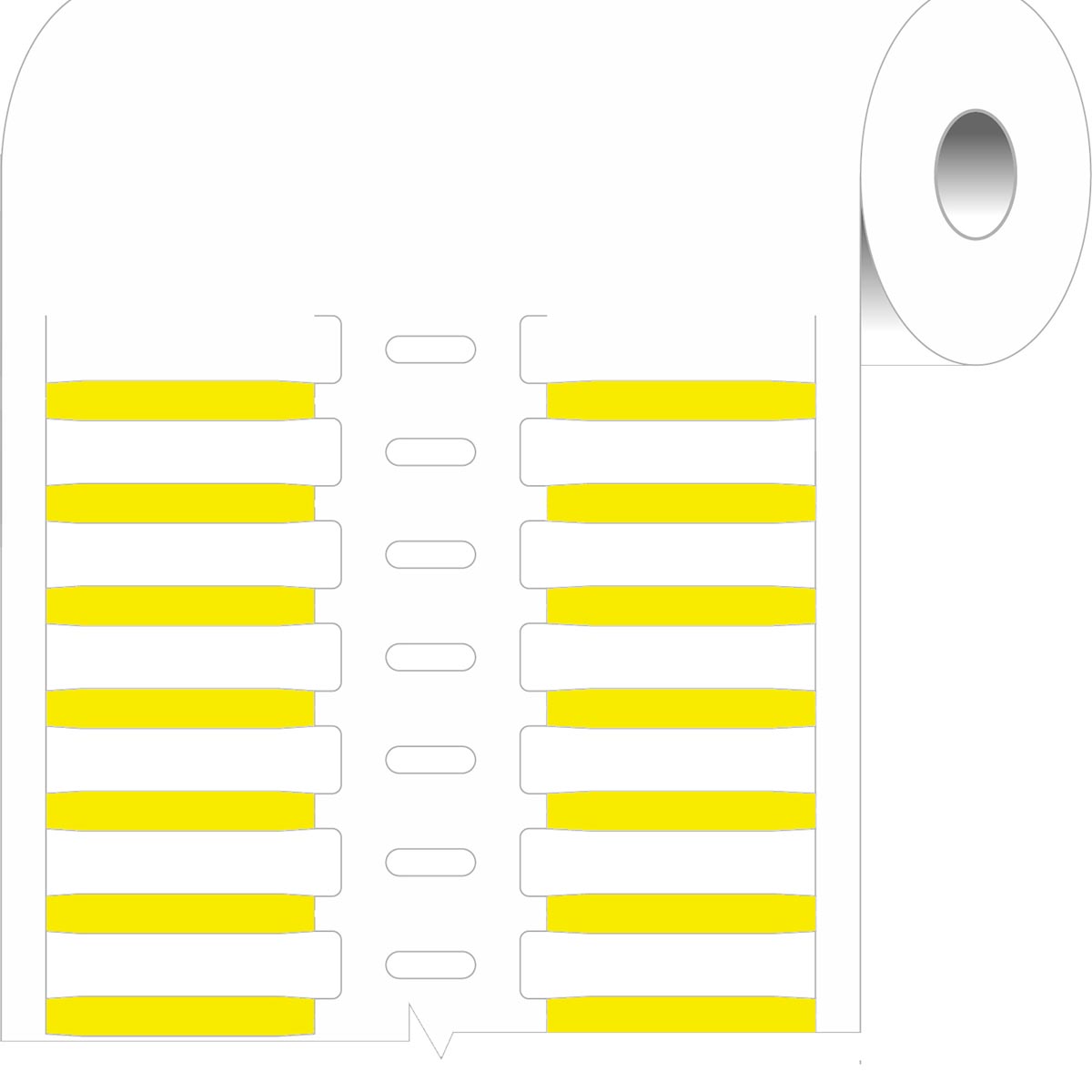 DuraSleeve insert labels suitable for thermal transfer printing for cable identification