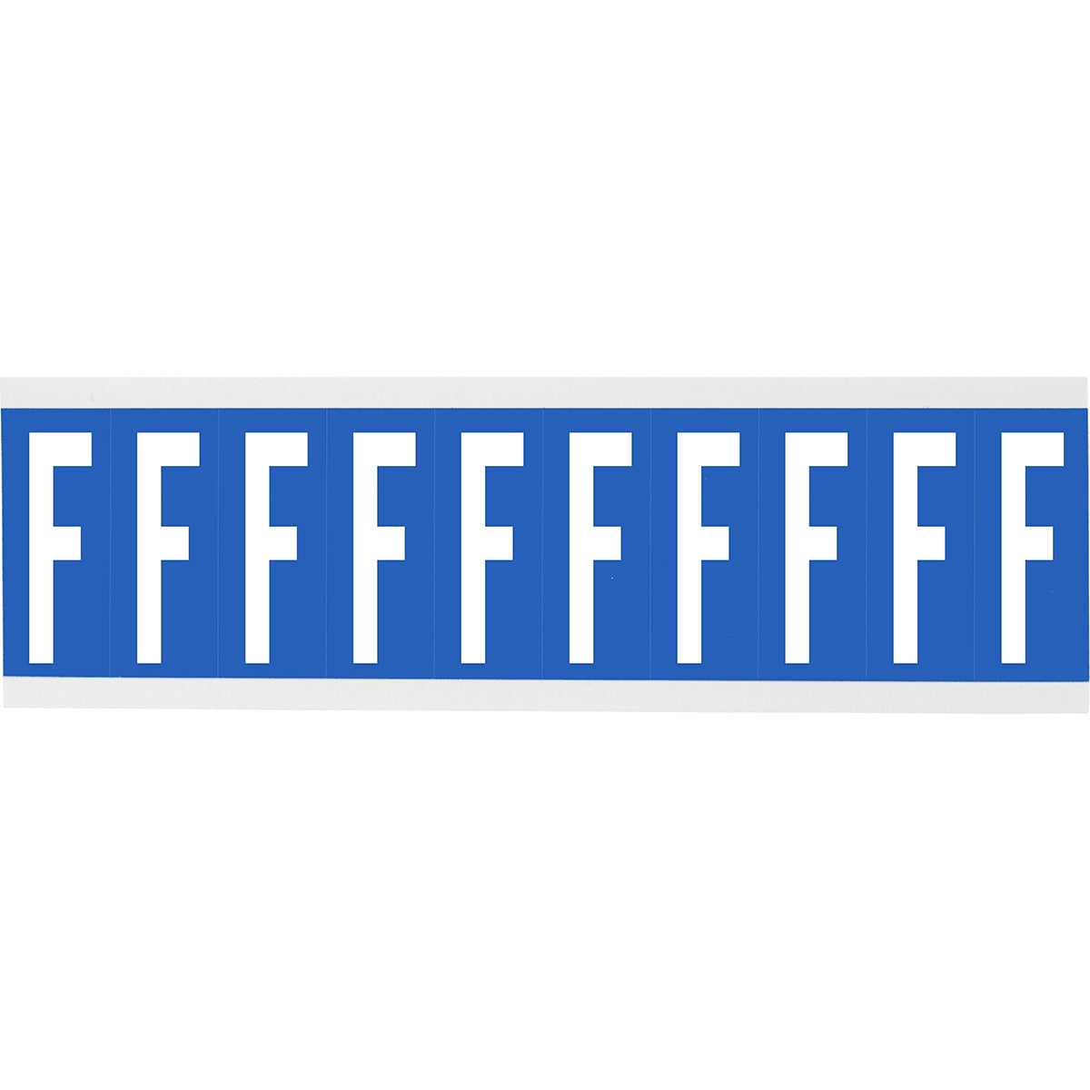 Chiffres ou lettres sur carte - 22 x 57 mm Blanc/Noir - F
