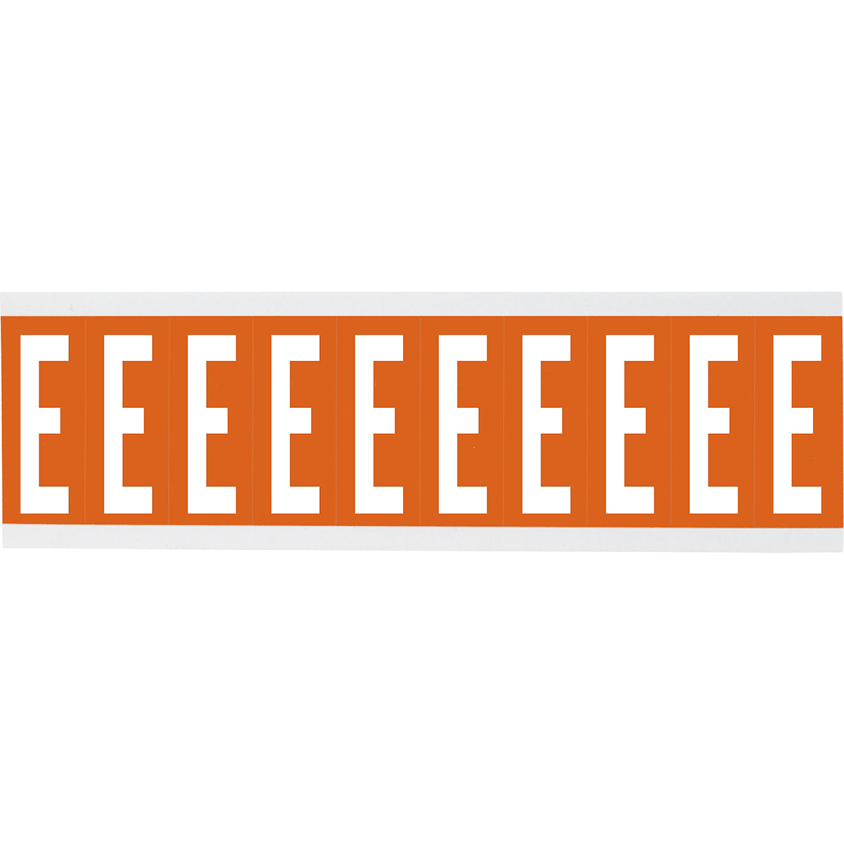 Chiffres ou lettres sur carte - 22 x 57 mm Blanc/Orange - F