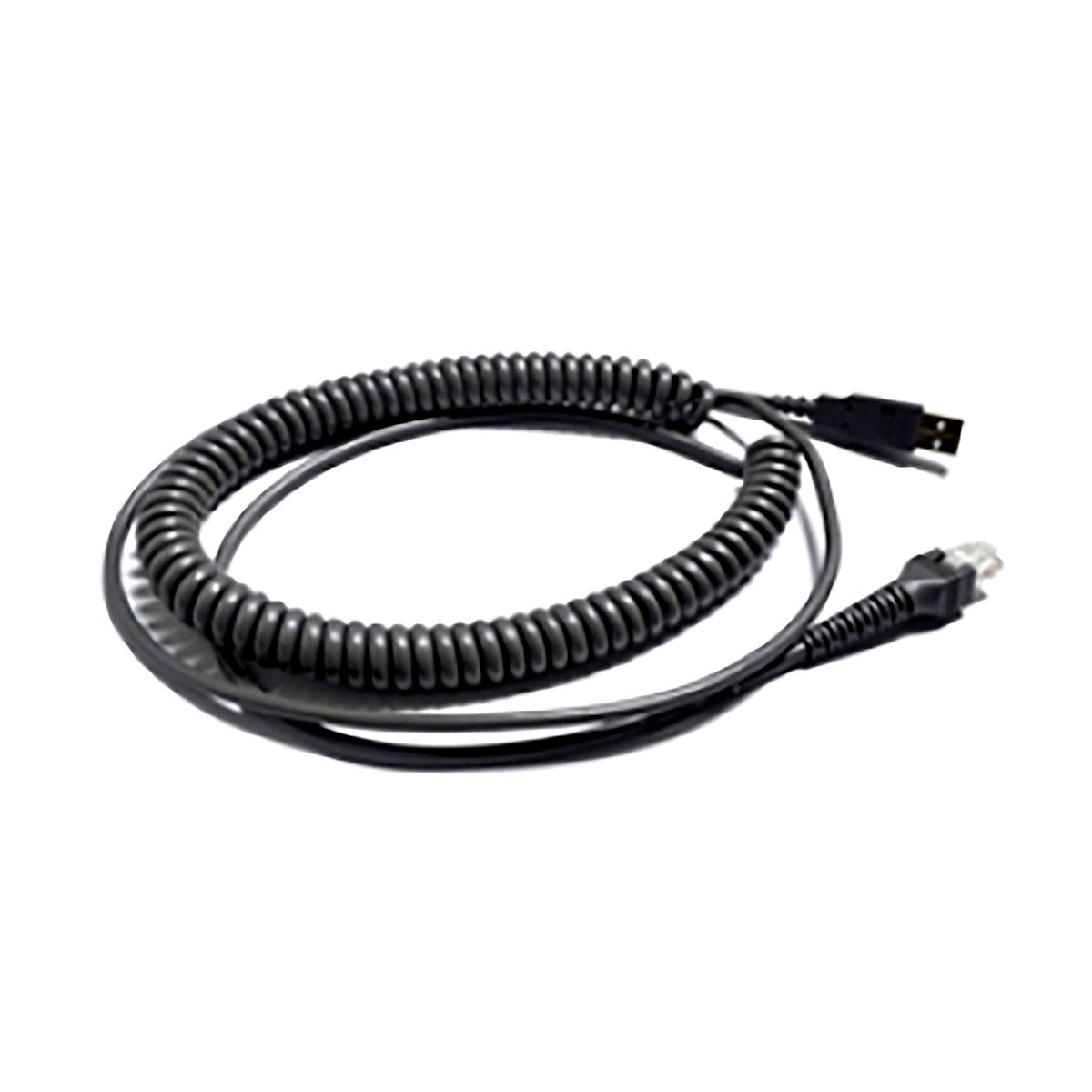 4.25 mm long USB coiled cable for wired reader