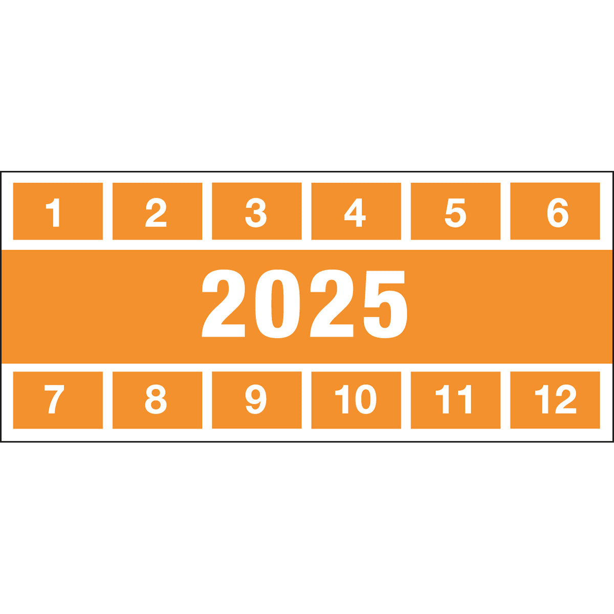 Inspection stickers 25 57x25 B-500