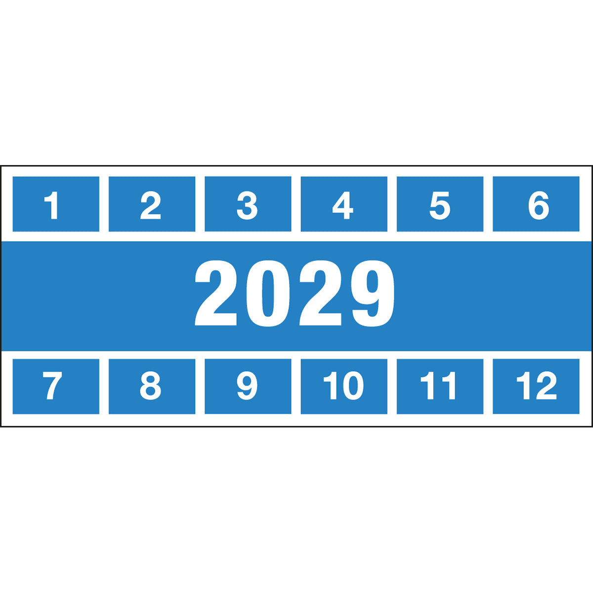 Inspection stickers 29 57x25 B-500