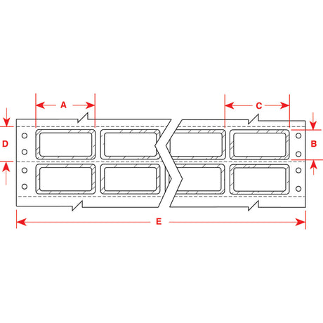 PermaShield Etiketten für Nadeldrucker
