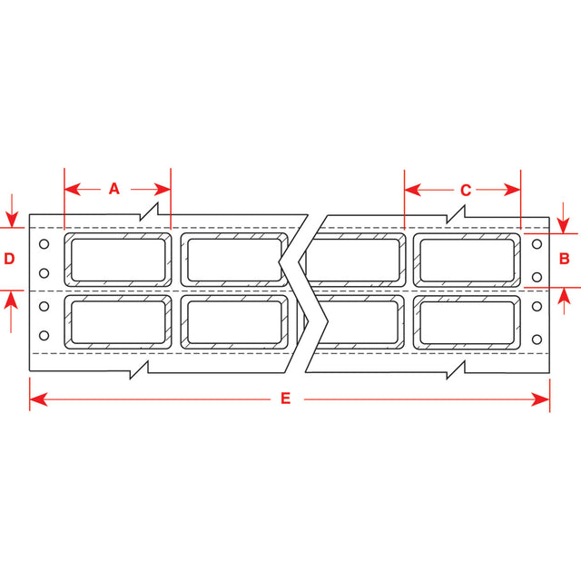 PermaShield Etiketten für Nadeldrucker
