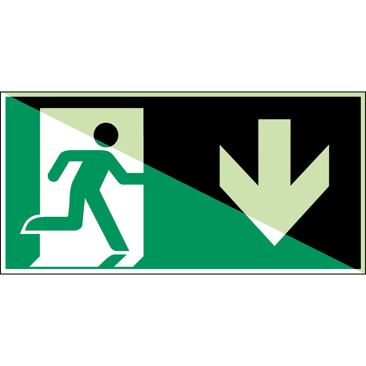 Photoluminescent safety signs
