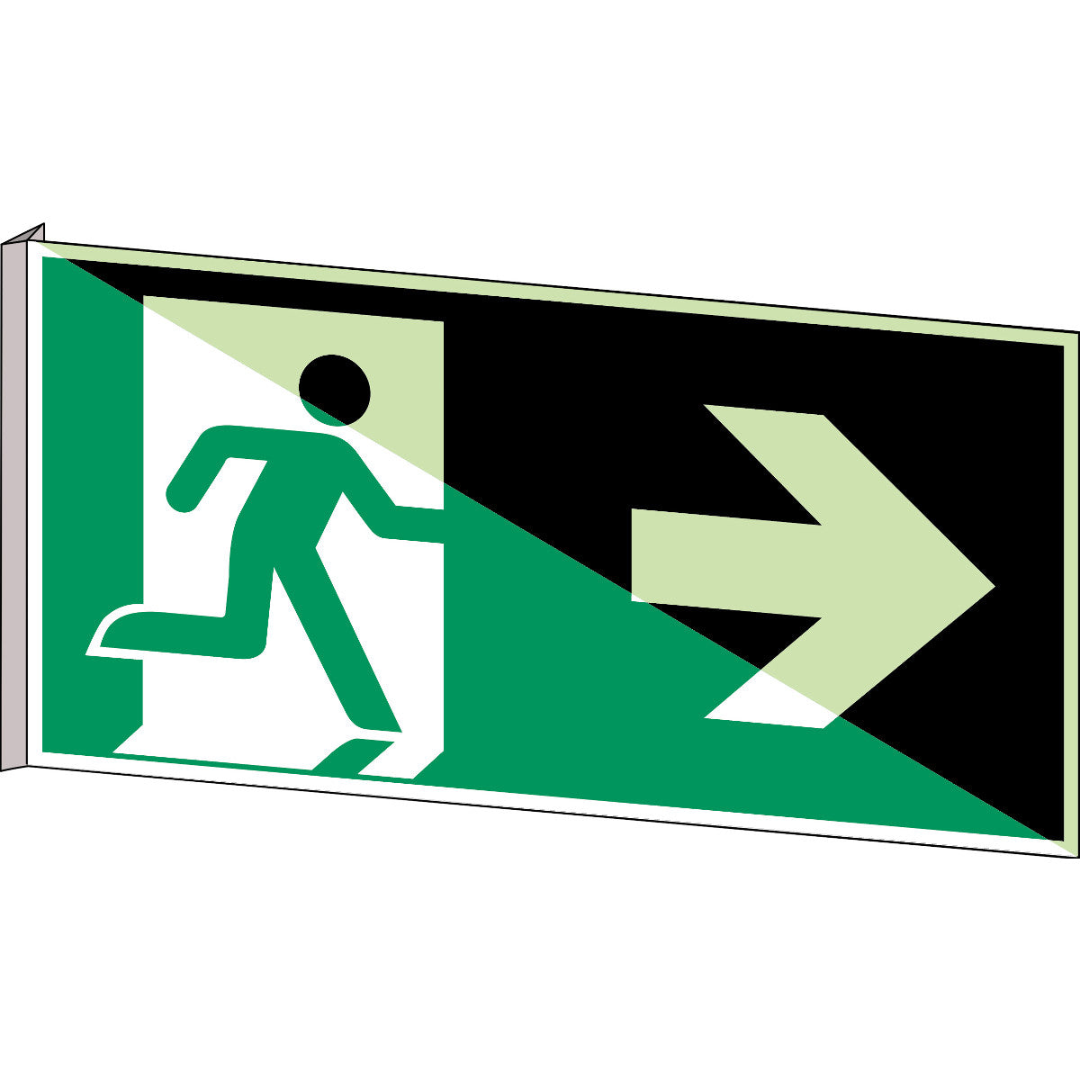 Photoluminescent safety signs