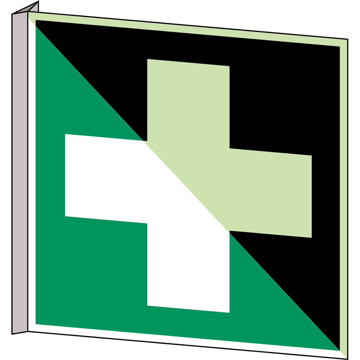 Photoluminescent safety signs