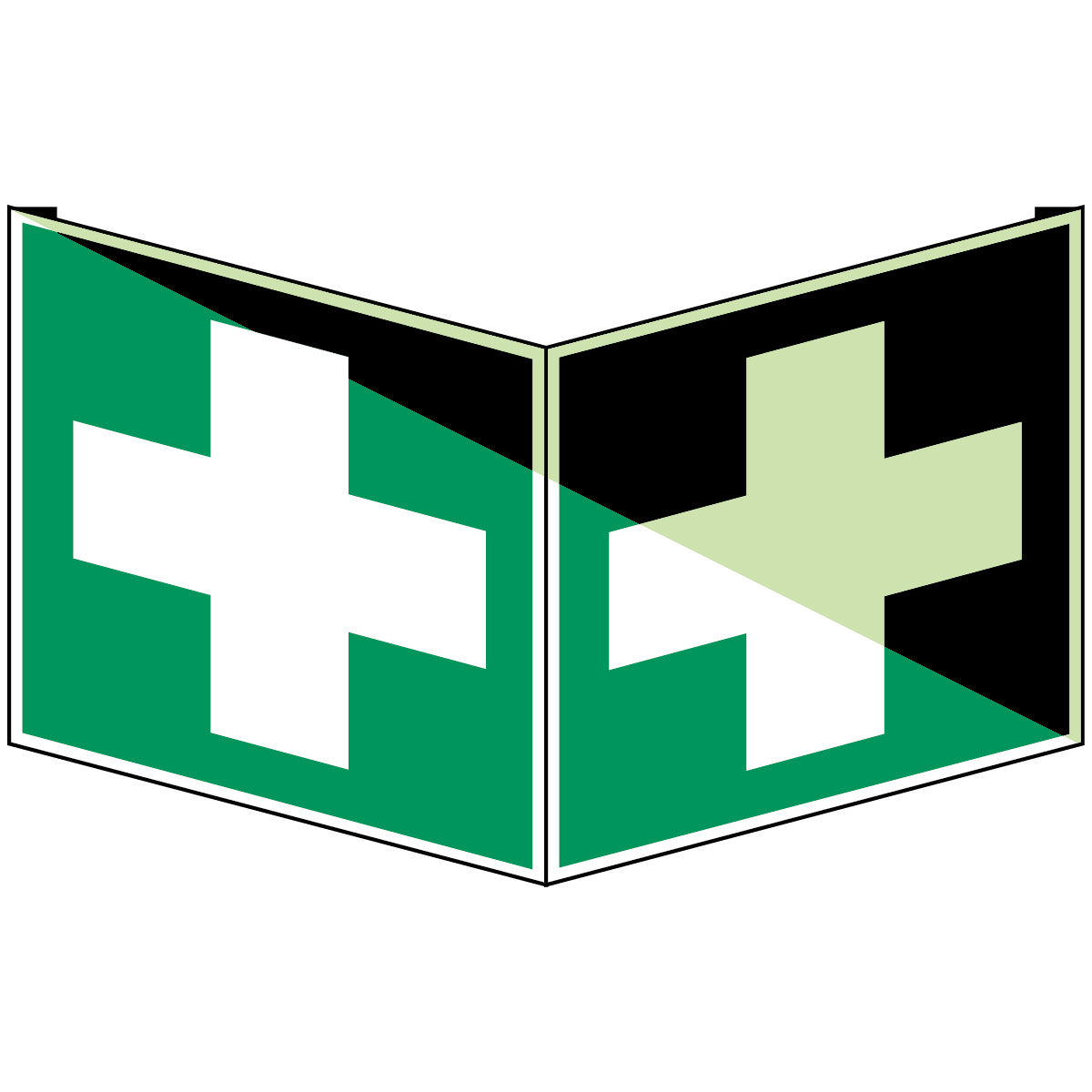 Photoluminescent safety signs