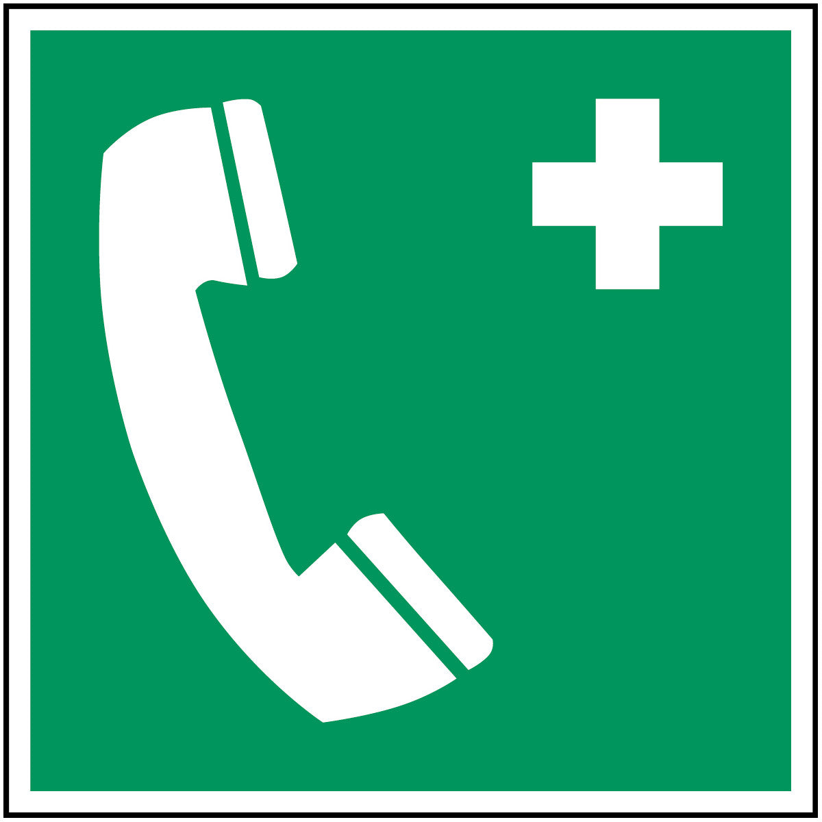 Notruftelefon – ISO 7010